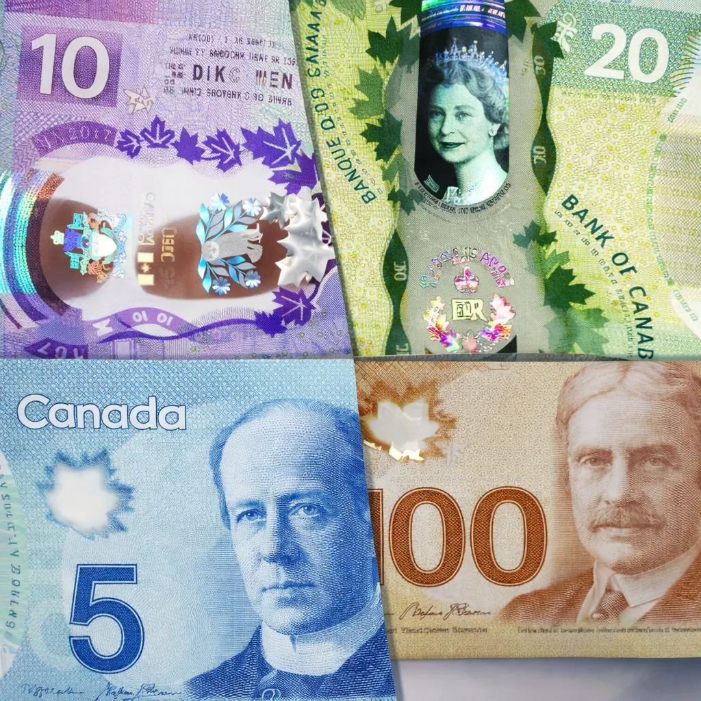 Counterfeit Canadian Dollar Bills